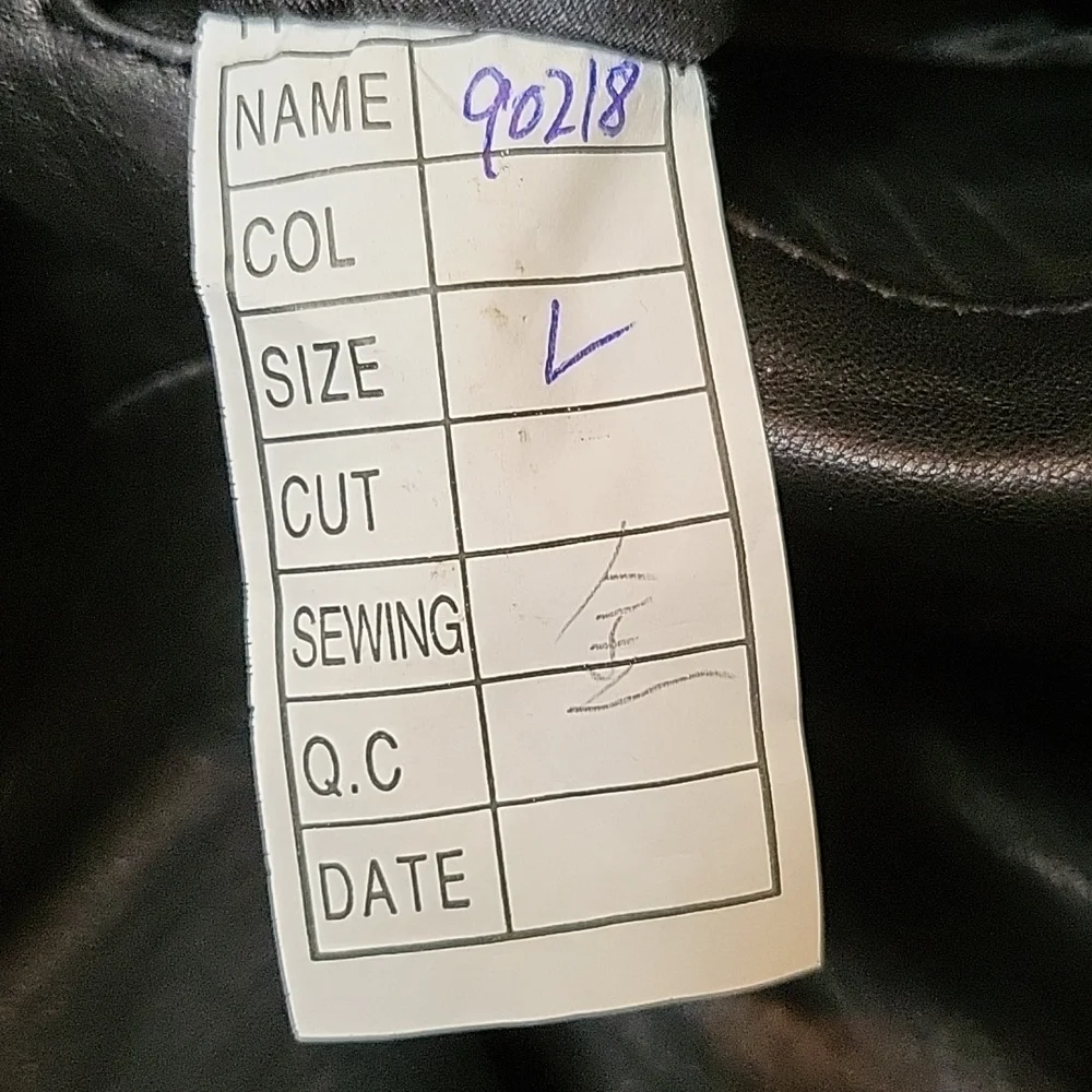 ROSLEEN Mid Length Soft Leather Jacket Belted Buttons - Picture 15 of 15